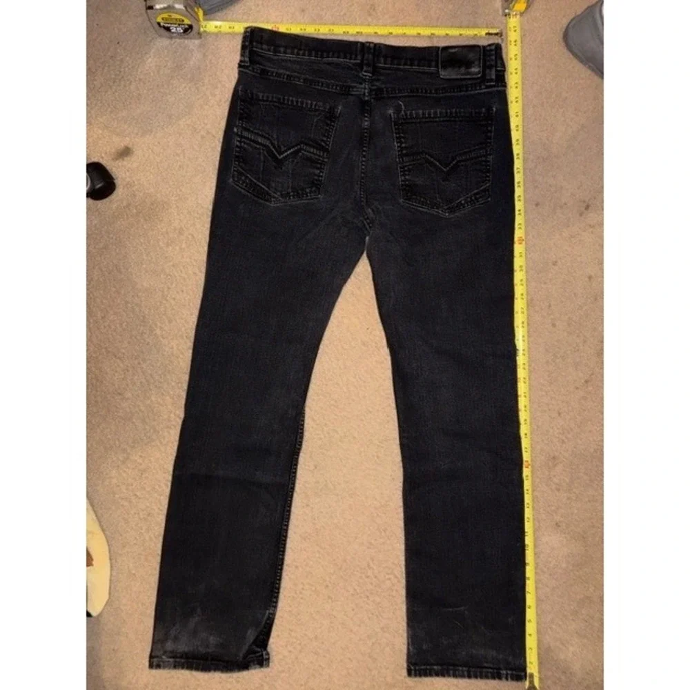 Moonshine Spirit Brad Paisley 120 Proof Slim Straight Black Jeans 36x34 Mens